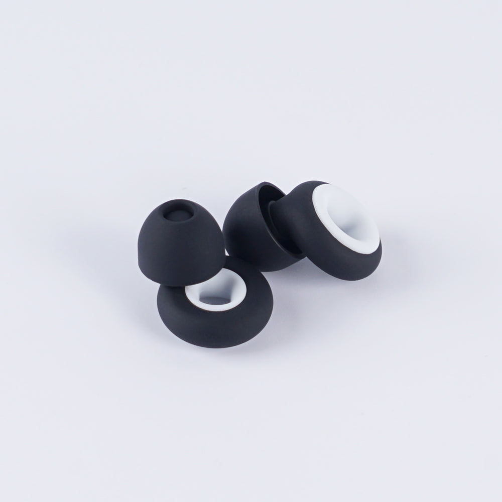 "No-Snore sleep plugs for blocking snoring and ensuring quiet nights."
"Comfortable silicone earplugs designed to reduce snoring noise."
"Anti-snore earplugs offering noise reduction and restful sleep."