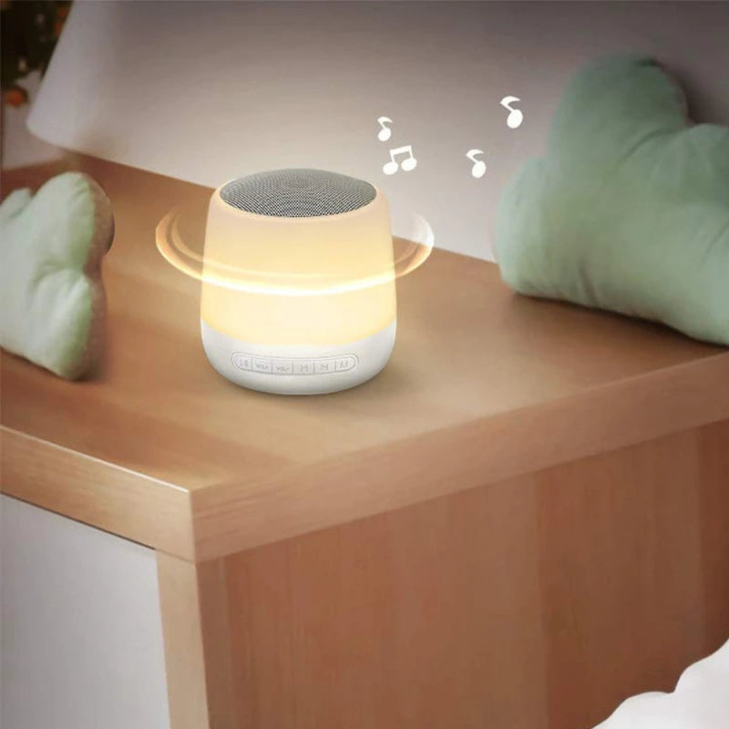 "Baby sound machine with soft night light and soothing sounds."
"White noise machine for babies, ideal for peaceful sleep."
"Baby sleep aid device with adjustable timer and calming sounds."